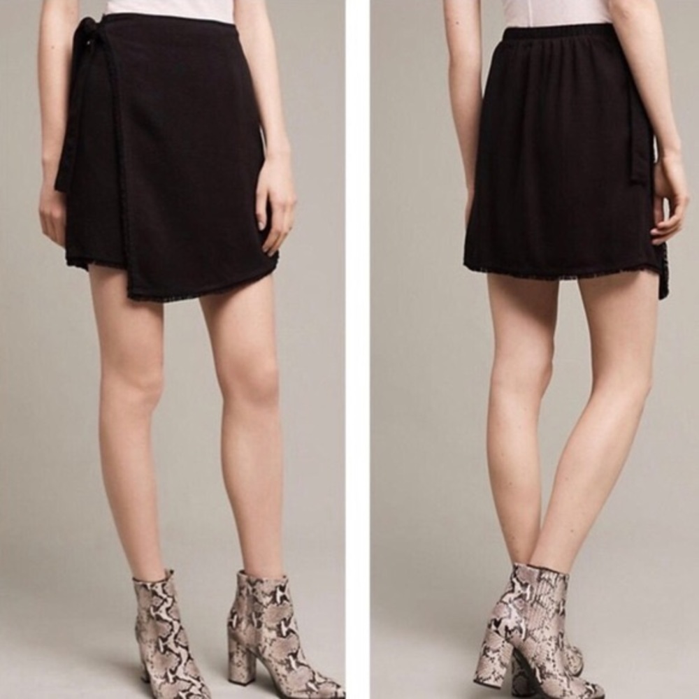 Cloth & Stone Wrap Skirt S